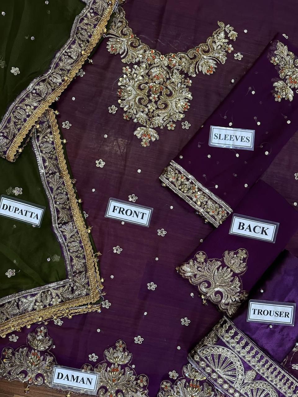 Aisha Imran Unstitched Replica