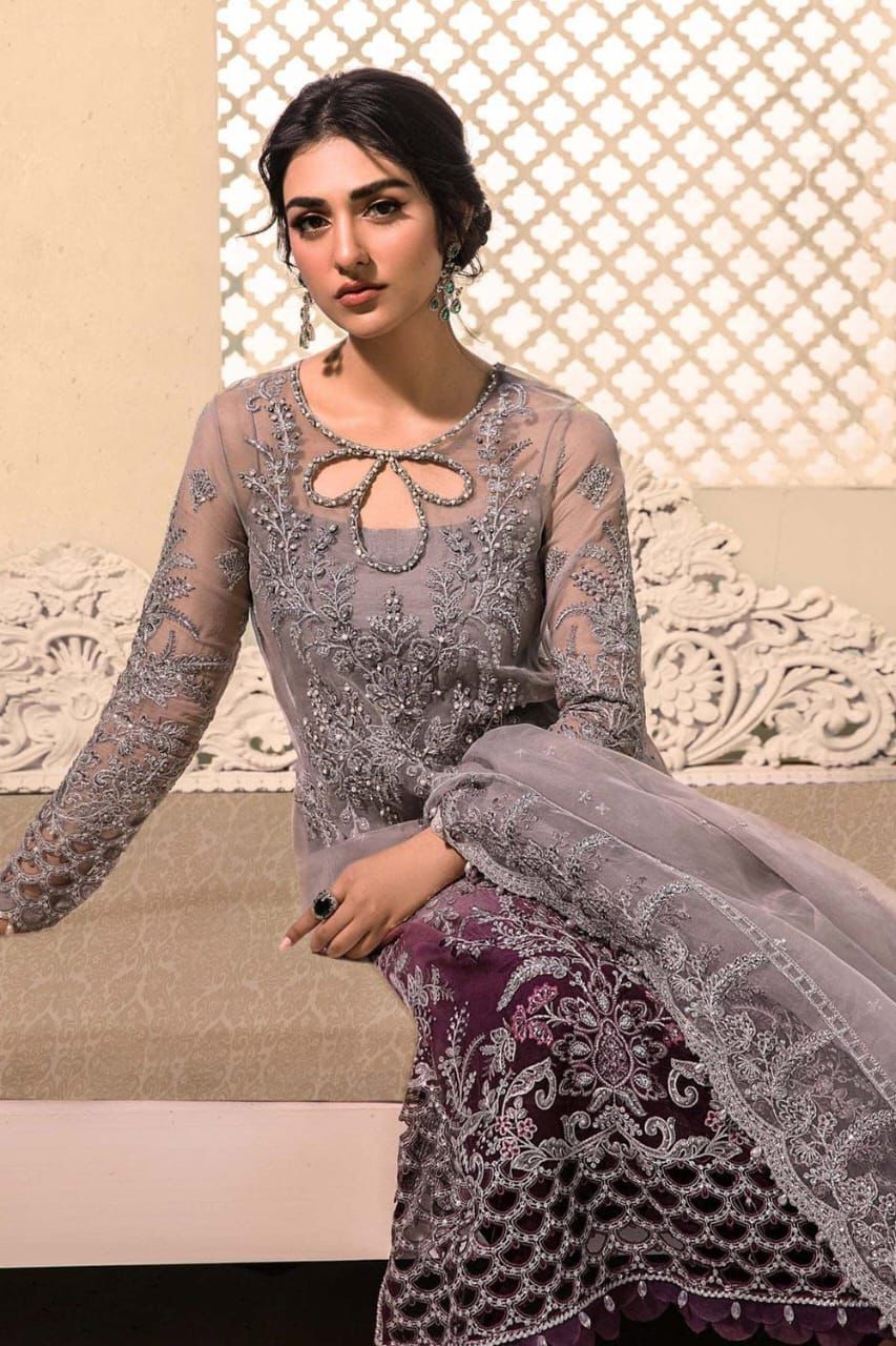 Maria.B Wedding Edition –  Embroidered Suit