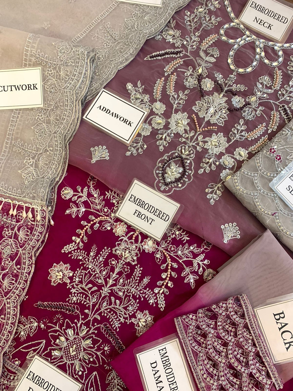 Maria.B Wedding Edition –  Embroidered Suit