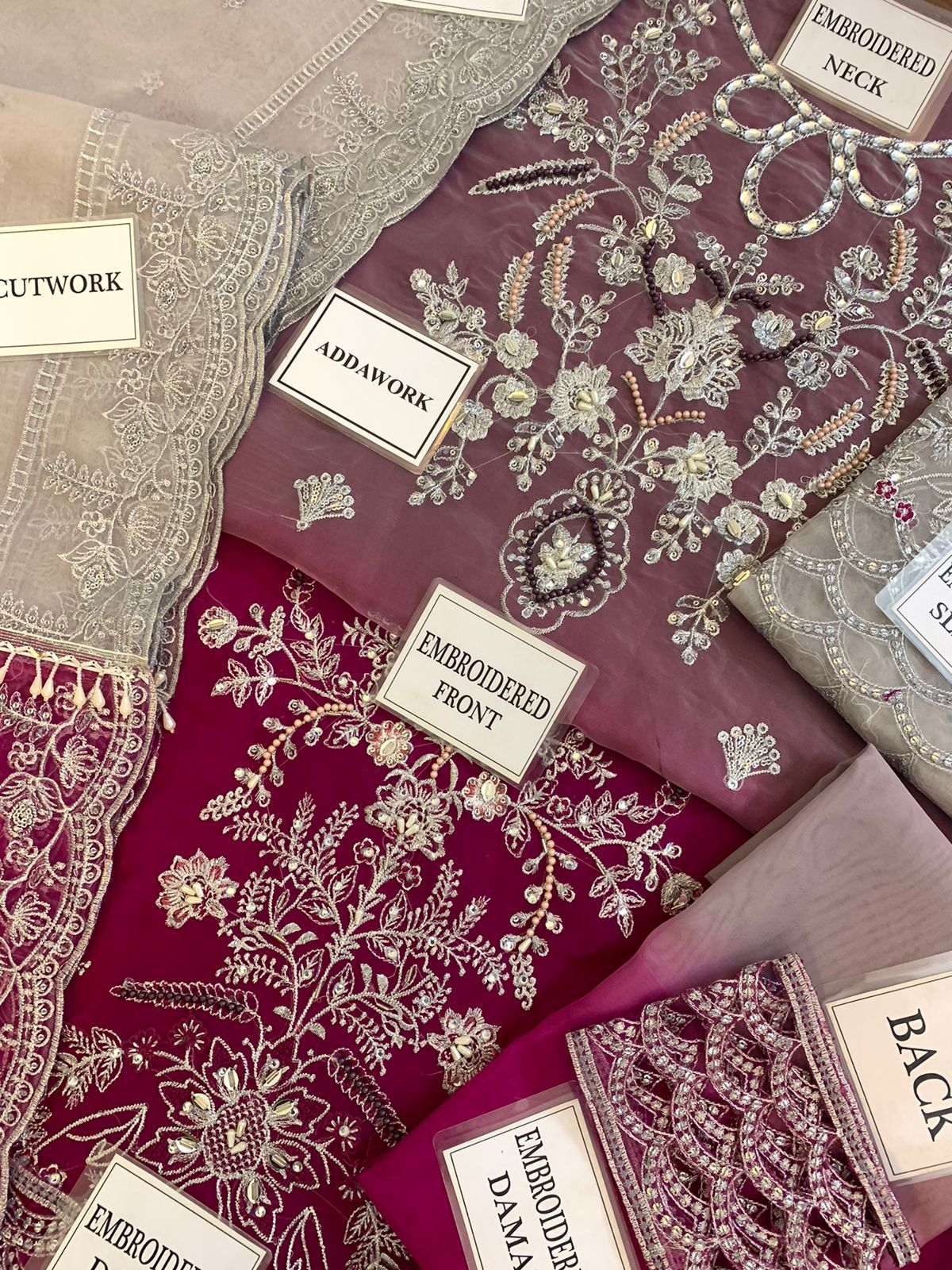 Maria.B Wedding Edition –  Embroidered Suit