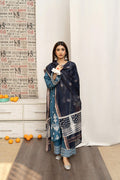 Dhanak 3 Piece Embroidered Suit (Article 22)