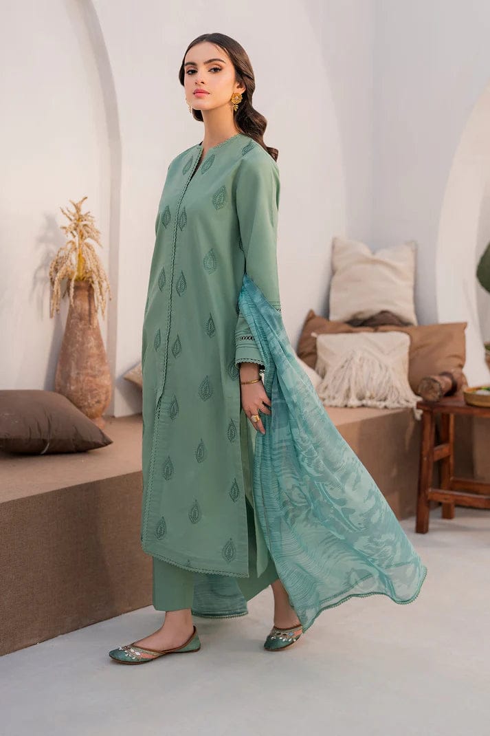 Dhanak 3 Piece Embroidered Suit (Article 25)
