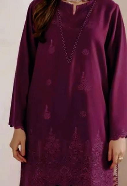 Dhanak 3 Piece Embroidered Suit (Article 29)