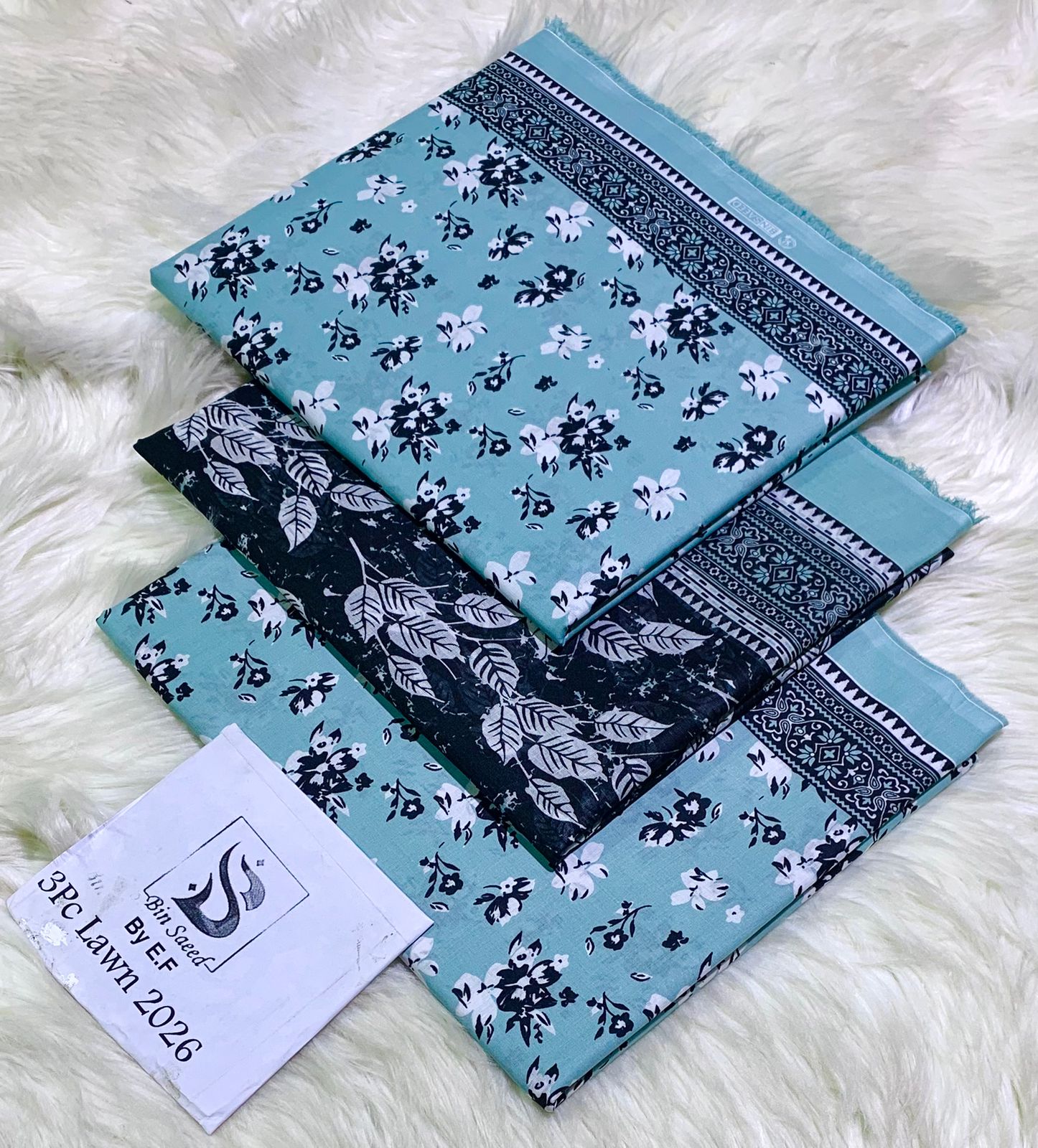 *Bin Saeed 💯 Original *Printed 3pc Collection*