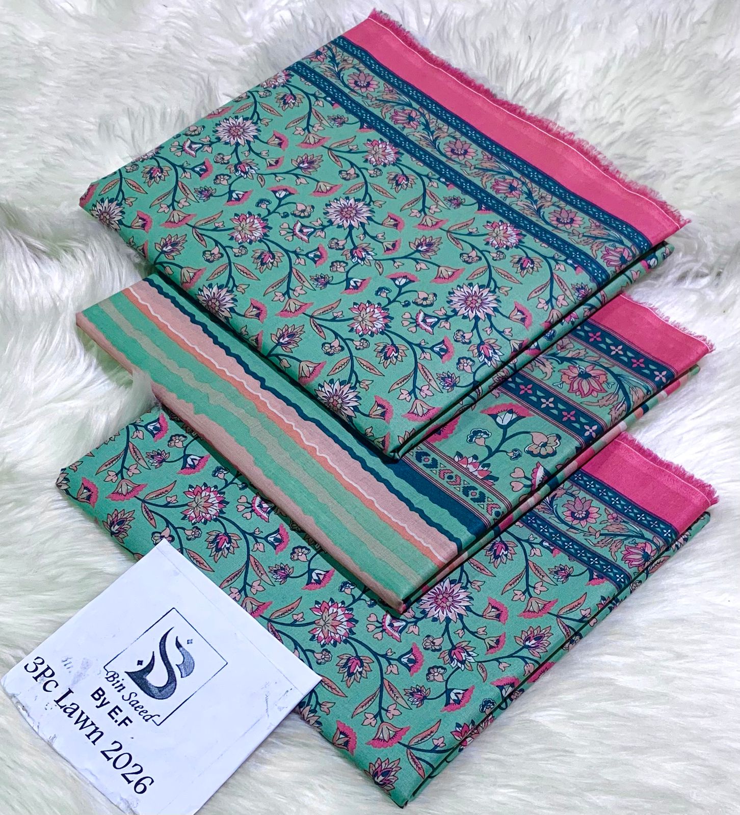 *Bin Saeed 💯 Original *Printed 3pc Collection*