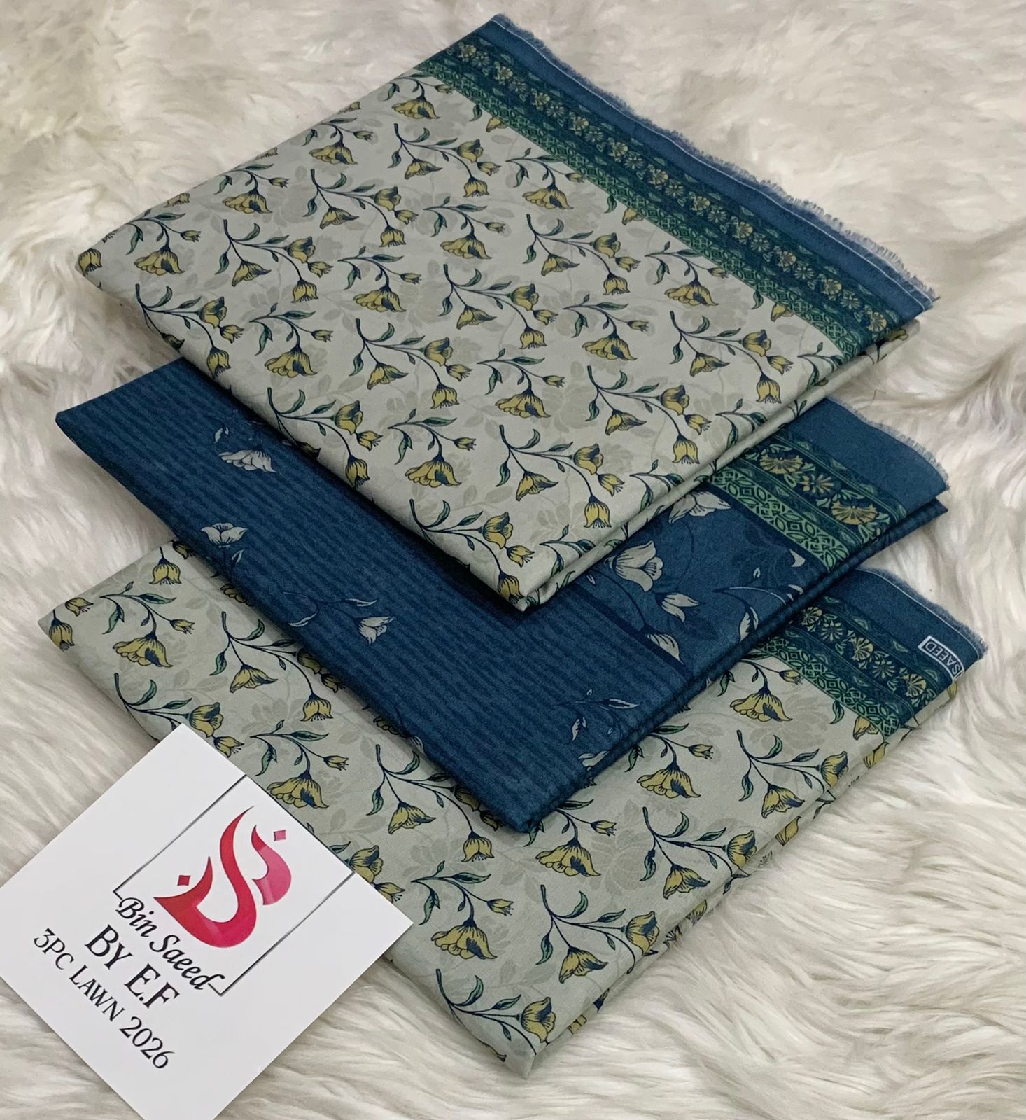 *Bin Saeed 💯 Original *Printed 3pc Collection*